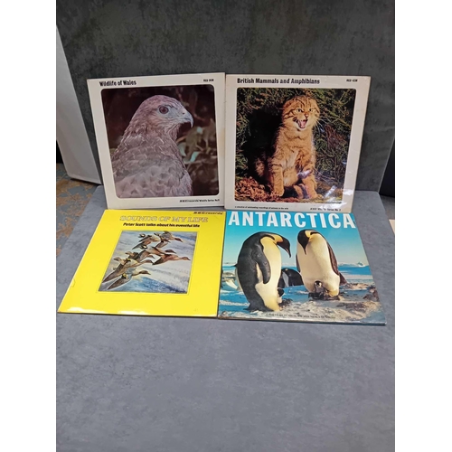 363 - 10 x animal related vinyls as pictured