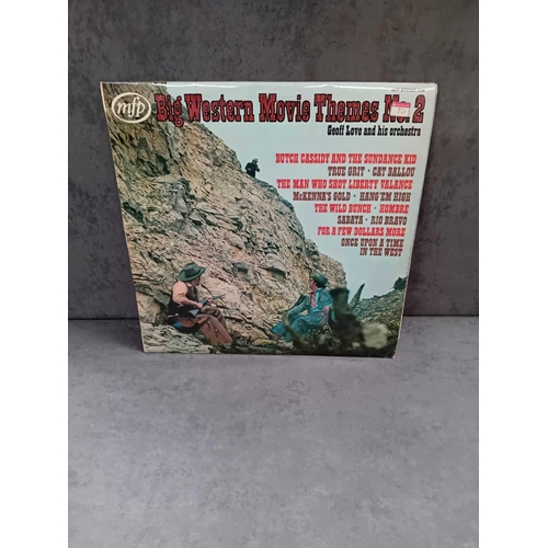 364 - 5 x Western movie theme vinyls as pictured