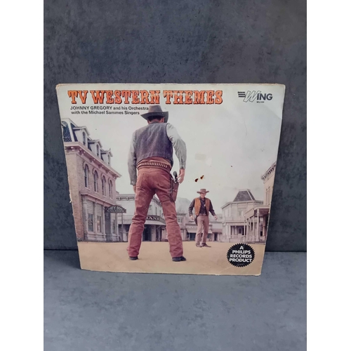 364 - 5 x Western movie theme vinyls as pictured