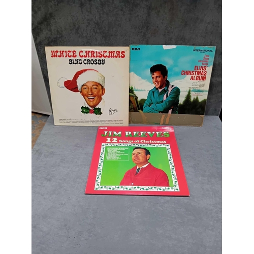 369 - 8 x christmas vinyls as pictured