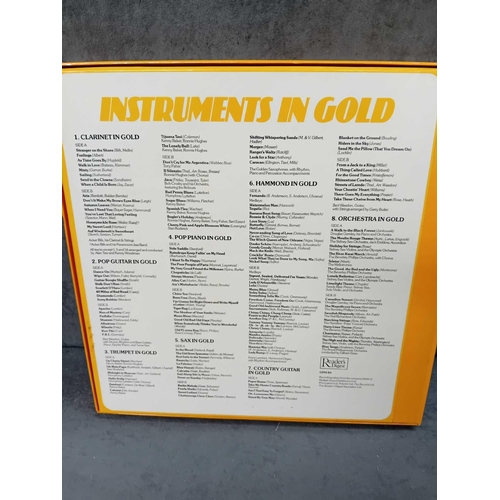 380 - Instruments in gold boxed vinyl collection as pictured