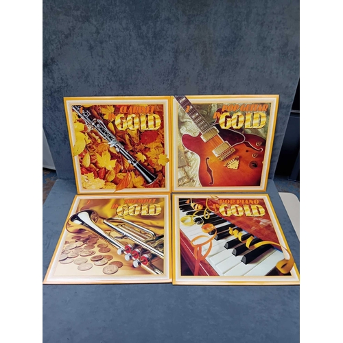 380 - Instruments in gold boxed vinyl collection as pictured