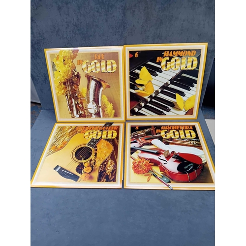 380 - Instruments in gold boxed vinyl collection as pictured