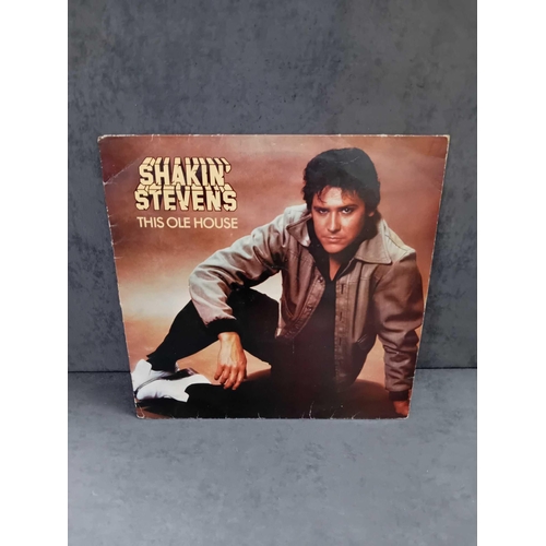 389 - 9 x Shakin Stevens vinyls as pictured