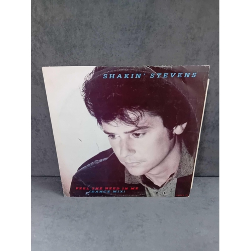 389 - 9 x Shakin Stevens vinyls as pictured