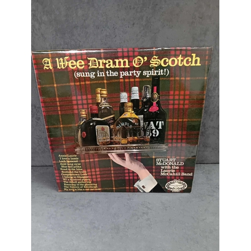 390 - 4 x Scottish music vinyls as pictured