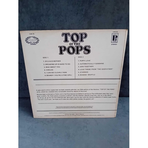 408 - 5 x top of the pops / eurovision vinyls as pictured