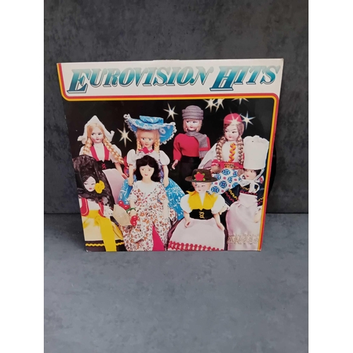 408 - 5 x top of the pops / eurovision vinyls as pictured