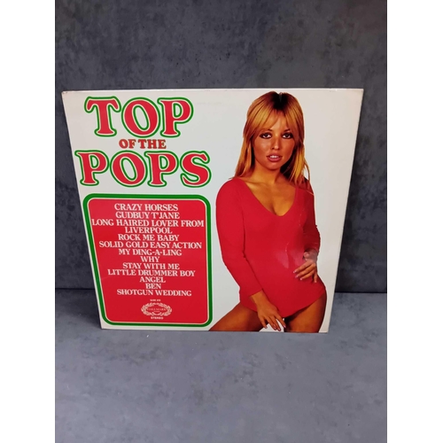 408 - 5 x top of the pops / eurovision vinyls as pictured