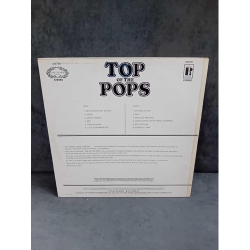 408 - 5 x top of the pops / eurovision vinyls as pictured