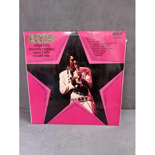 409 - 10 x Elvis vinyls as pictured