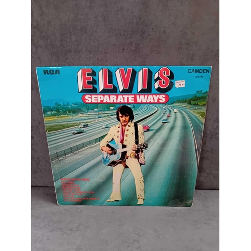 409 - 10 x Elvis vinyls as pictured