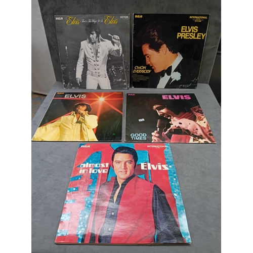 409 - 10 x Elvis vinyls as pictured