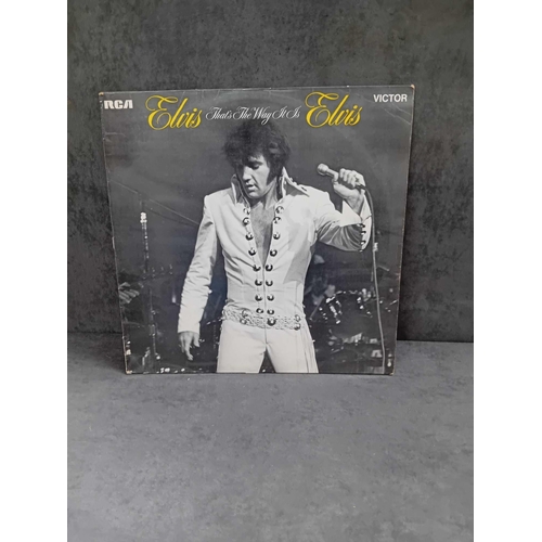 409 - 10 x Elvis vinyls as pictured