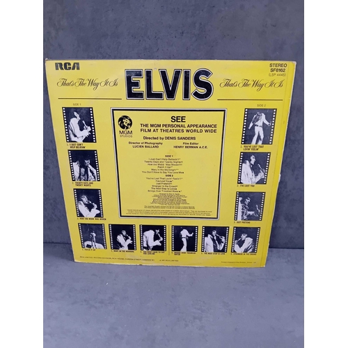 409 - 10 x Elvis vinyls as pictured