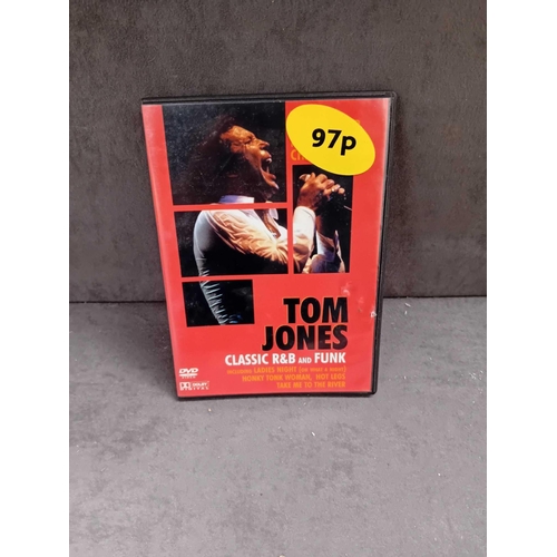 417 - 1 x Tom Jones coming home book   1 x Tom Jones classic r&b and funk DVD    1 x Frank Sinatra boo... 