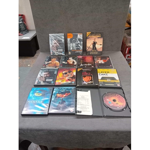 1038 - Mixed lot of 14 dvds as pictured one dvd is in original sealed packaging