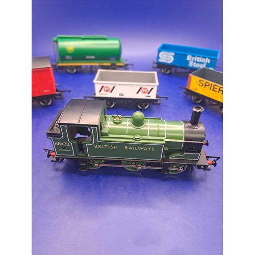 188 - Set of horny railways with britsh railways train and carriages