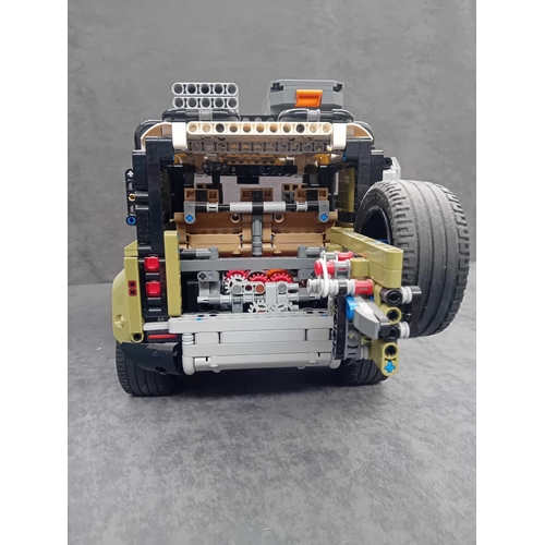 514 - Lego Technic Land rover Defender 42110 pre built model including box and instruction manual