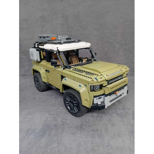 514 - Lego Technic Land rover Defender 42110 pre built model including box and instruction manual