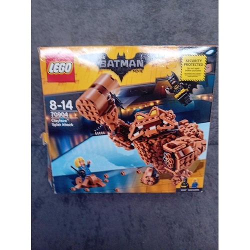 518 - Lego The Batman Movie Clayface Splat Attack 70904 pre built set with box and instruction manual