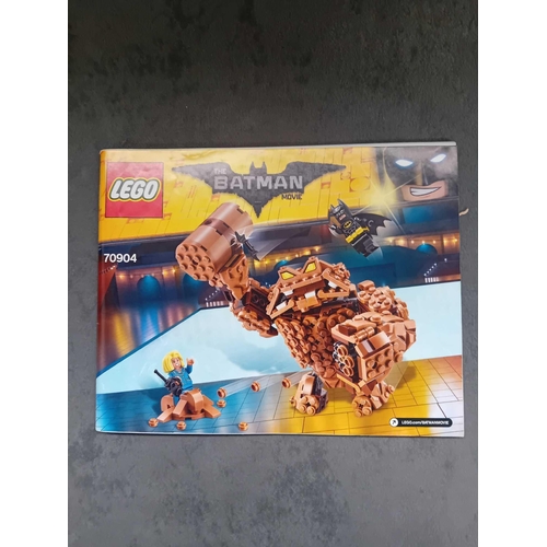 518 - Lego The Batman Movie Clayface Splat Attack 70904 pre built set with box and instruction manual