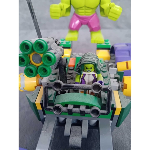 519 - Lego Marvel Super Heros Hulk vs Red Hulk 76078 pre built set with instructions no box