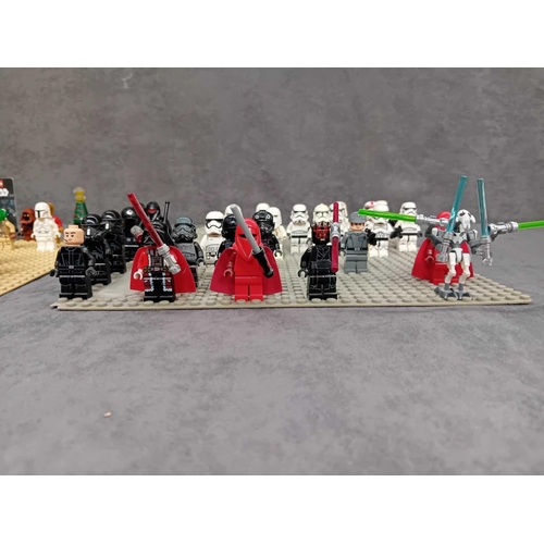 542 - Job lot of Lego Star Wars mini figures as pictured