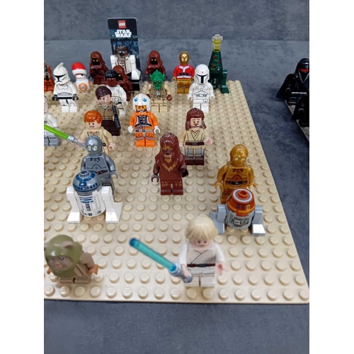 542 - Job lot of Lego Star Wars mini figures as pictured