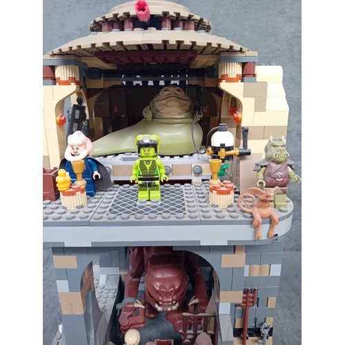 543 - Rare Lego Star Wars Jabbas Palace 9516 including Rancor Pit 75005 pre built models with boxes and in... 