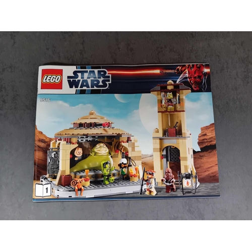 543 - Rare Lego Star Wars Jabbas Palace 9516 including Rancor Pit 75005 pre built models with boxes and in... 