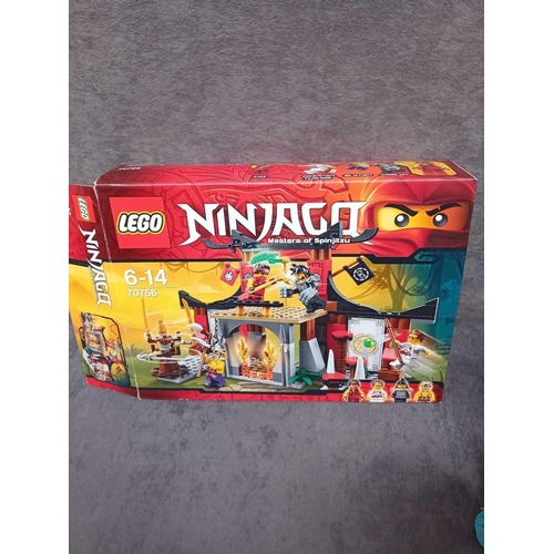 545 - Mixed job lot of lego ninjago contains some instruction manuals and one box as pictured