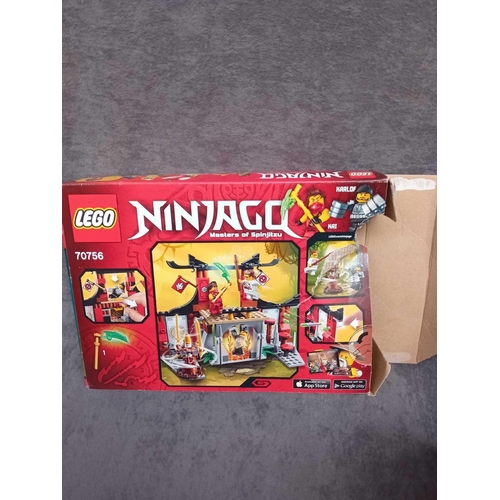 545 - Mixed job lot of lego ninjago contains some instruction manuals and one box as pictured