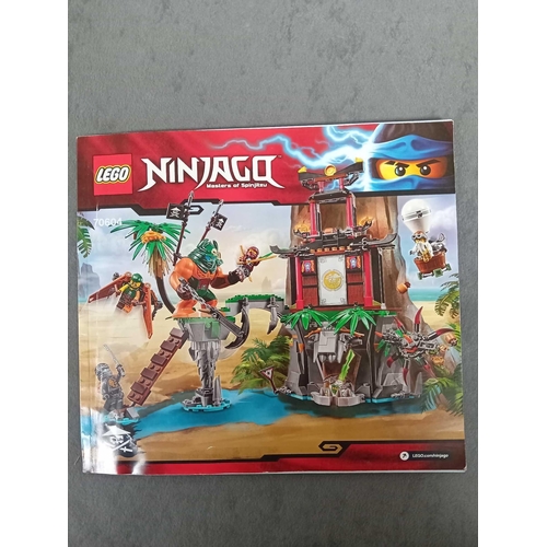 545 - Mixed job lot of lego ninjago contains some instruction manuals and one box as pictured