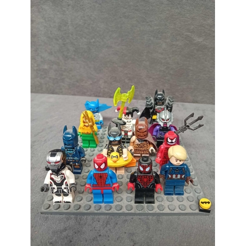 546 - Mixed lot of lego marvel and DC as pictured