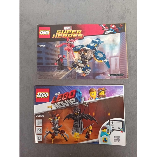 546 - Mixed lot of lego marvel and DC as pictured