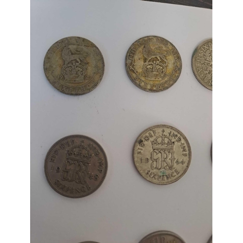 676 - 47 six pence ranging from 1921 - 1967