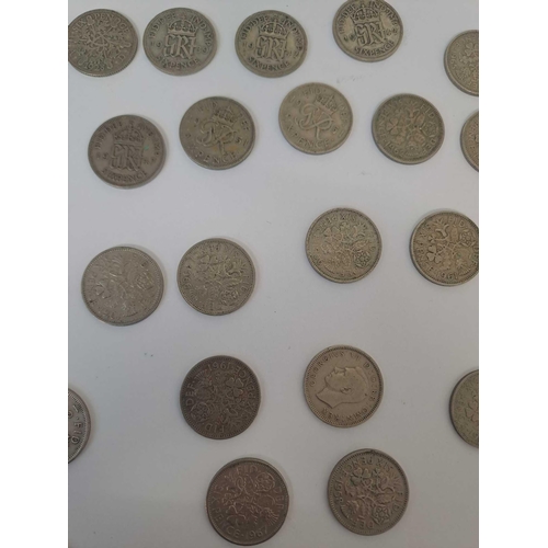 676 - 47 six pence ranging from 1921 - 1967