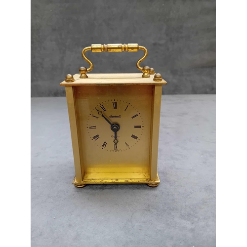 976 - Ingersoll German mantel clock brass