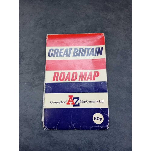 977 - Lot of 4 items1 x 1975 driving licence 2 x Road maps1 x The Cremona book of facts and tables