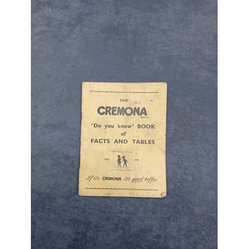 977 - Lot of 4 items1 x 1975 driving licence 2 x Road maps1 x The Cremona book of facts and tables