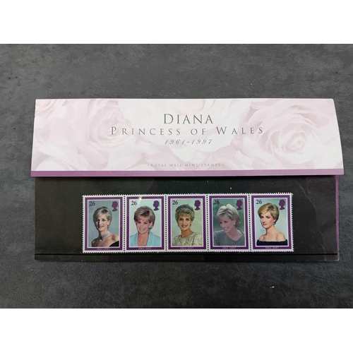 979 - Collection of stamps Including Diana Princess of Wales stamp collectionNational savings stamp book w... 