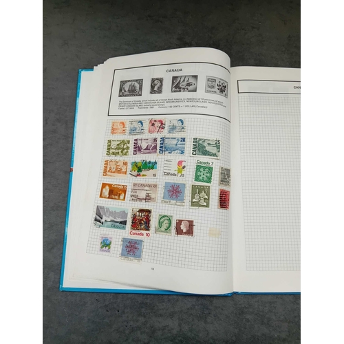 983 - Stamp collector books with stamps inside