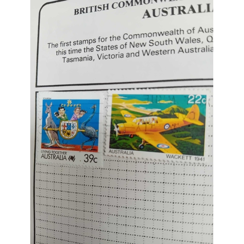 984 - Stamp collector books with stamps inside