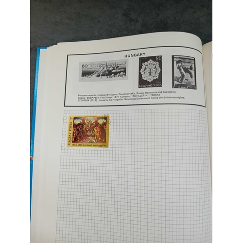 984 - Stamp collector books with stamps inside