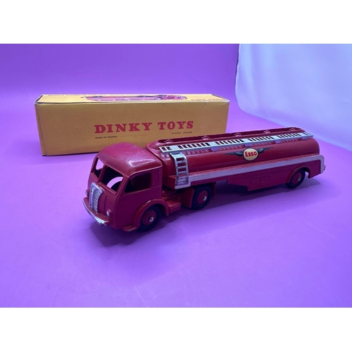 158 - French Dinky No 32c Panhard with tanker, Esso markings. 1956 - 59 mint in box