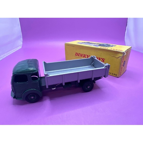 159 - French Dinky no 578 Simca Cargo Tipper Truck. Mint model with some slight box storage rub.