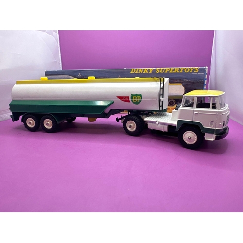 160 - French Dinky 887, BP articulated fuel tanker, mint in box 1963-71.