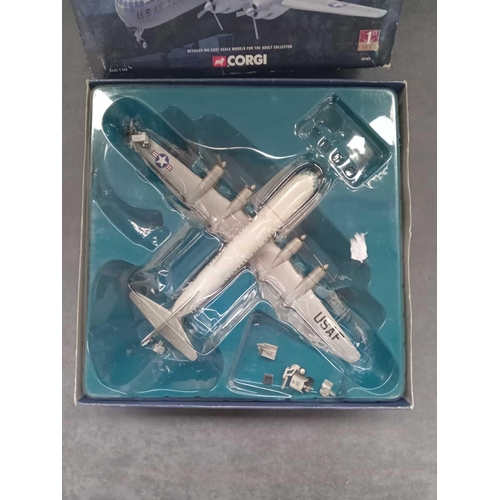 180 - Corgi Aviation 1st Issue 48103 Military Boeing C-97G Delaware Air Guard 1/144 scale box is worn.