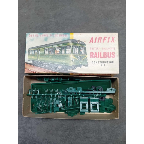 5x Airfix model trains 1x BR Mogul 1x British Rare Railways Rail bus as ...